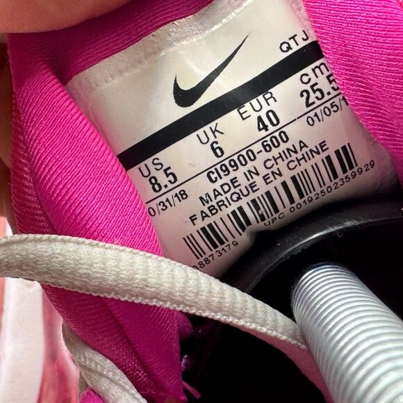 Size 8.5 Nike Air Vapormax Plus Summer Sunset Pink Womens Sneakers CI9900-600 - Picture 10 of 12